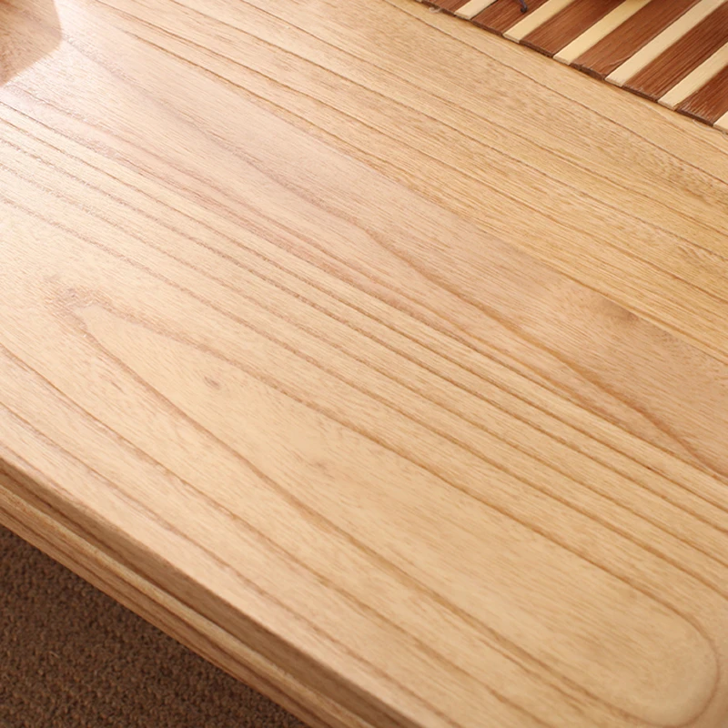 Чайный столик в японском стиле из цельного дерева на окна с татами кофейный