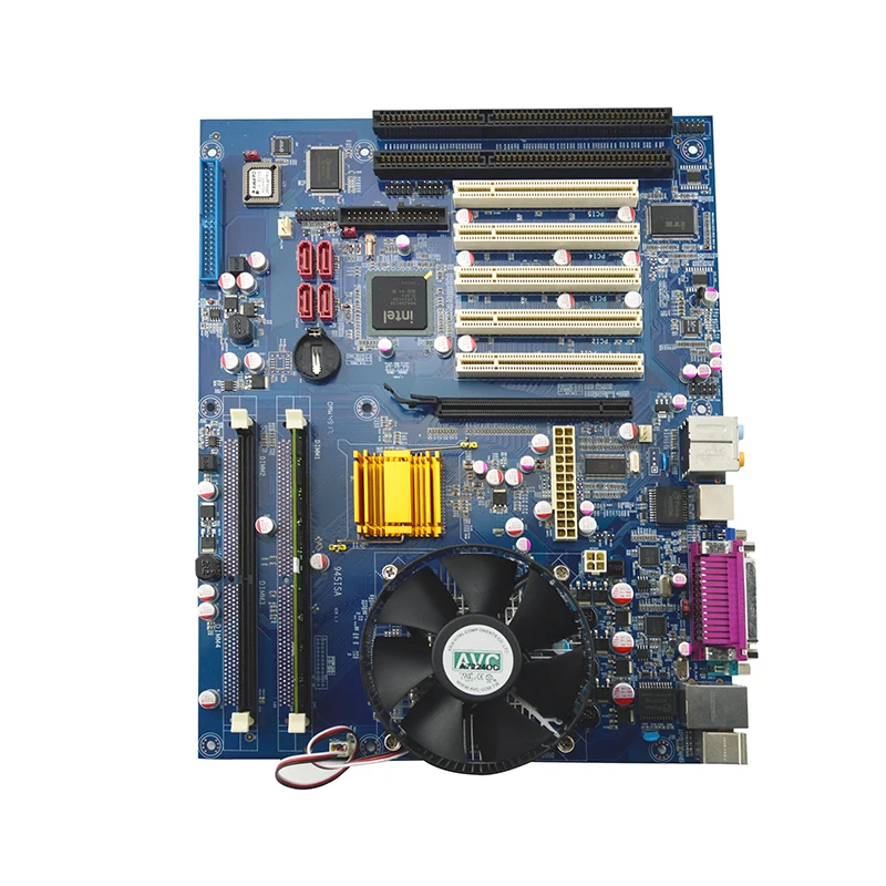 Eip KH-945 с ЦП: Pentium 4 2,8 ГГц+ вентилятор+ щит Intel LGA775 ATX материнская плата(до 4 Гб