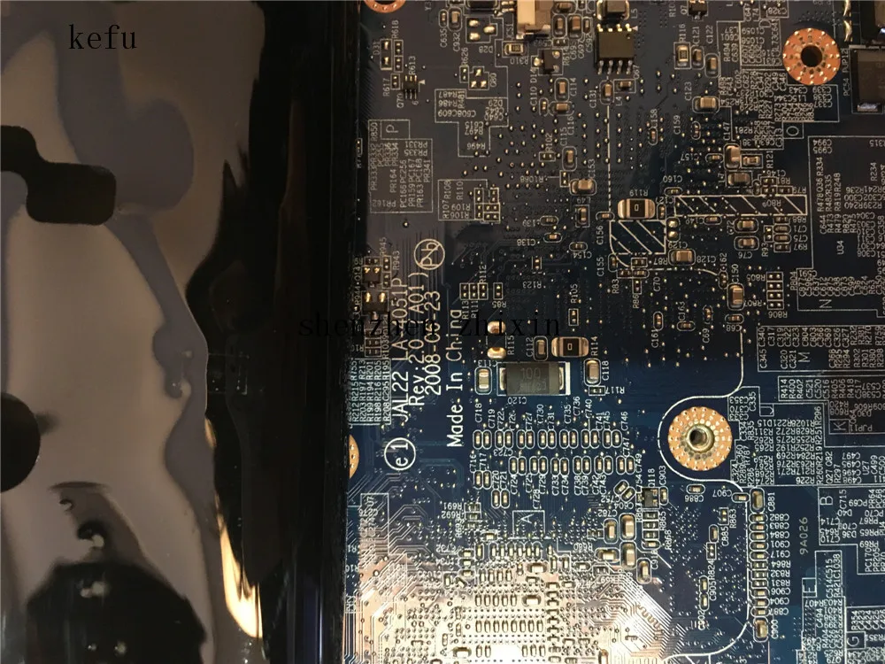 Материнская плата KEFU для ноутбука DELL E6500 материнская с процессором DDR2 модель 0YU618