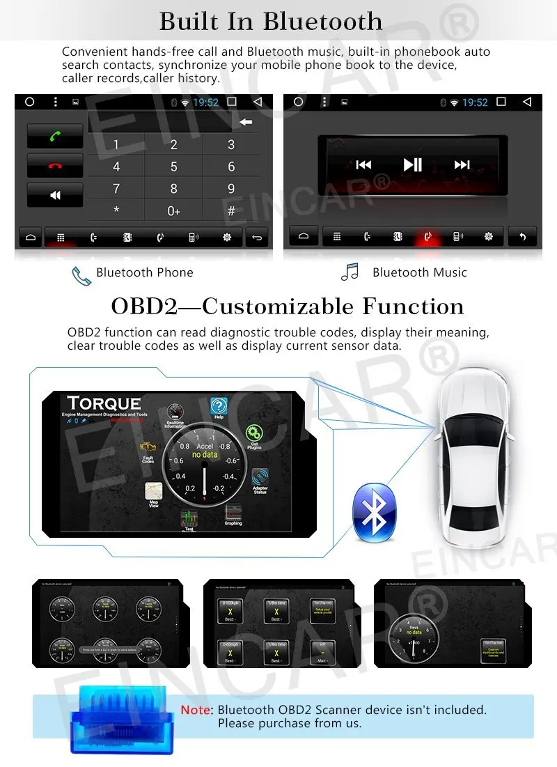 Камера + стерео Android6.0 Quad Core в тире 2 DIN Doulbe Дин Радио dvd-плеер blutooth поддержки