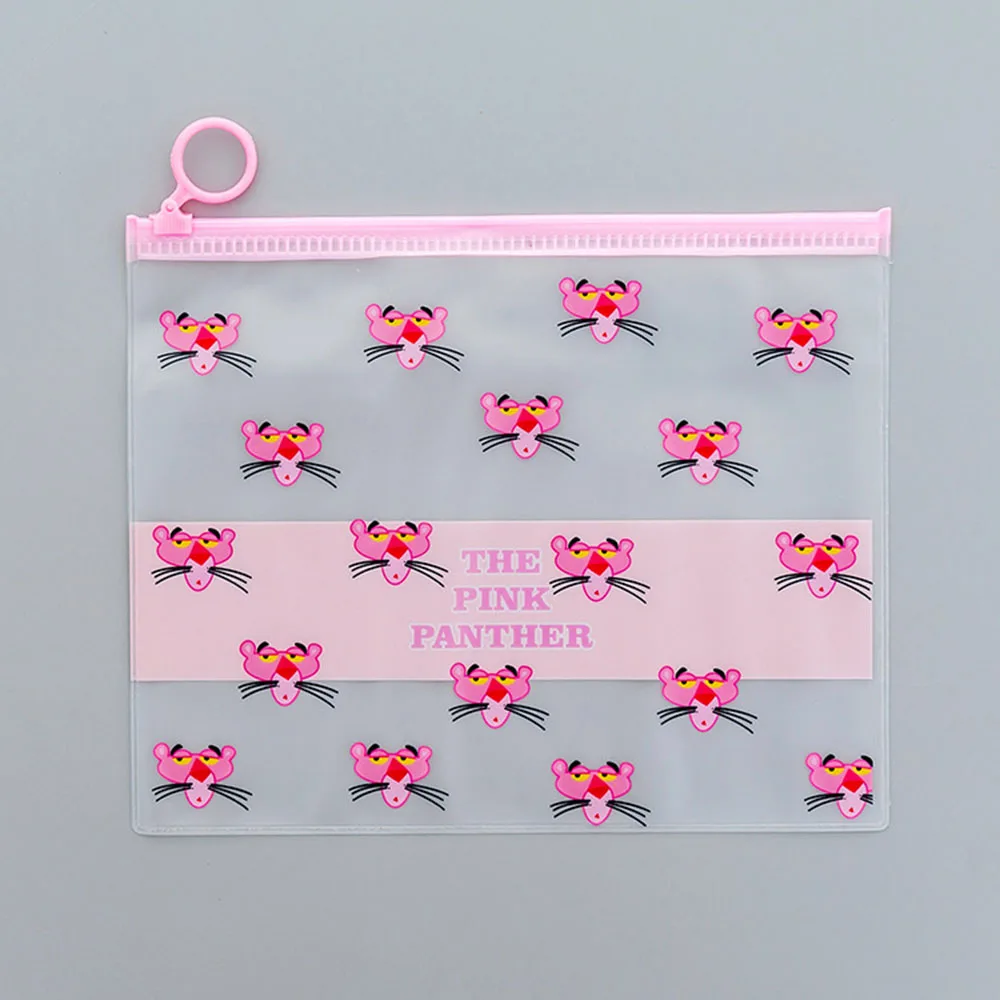 1 шт. дорожная косметичка из ПВХ милый розовый Леопардовый единорог прозрачная