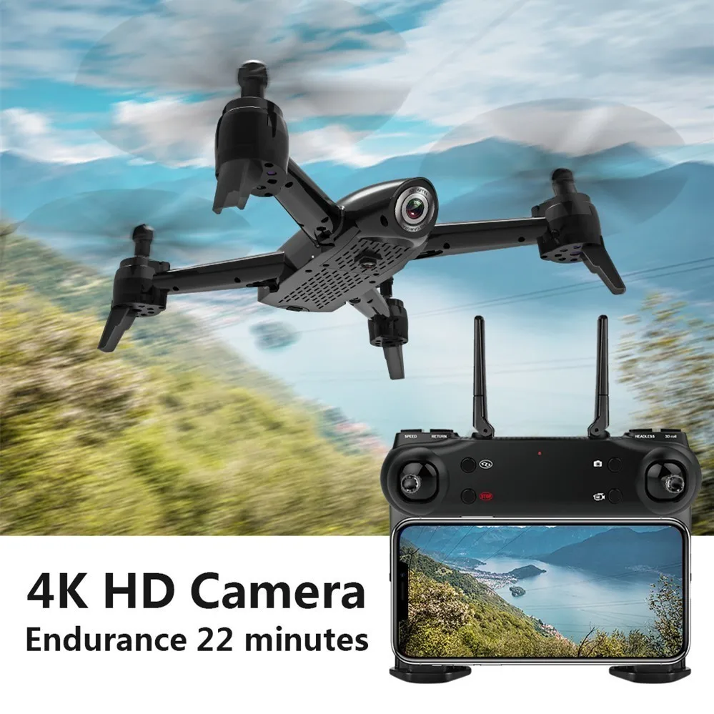 Дрон 4K SG106 Дроны с камерой HD вертолет оптическим потоком позиционирование