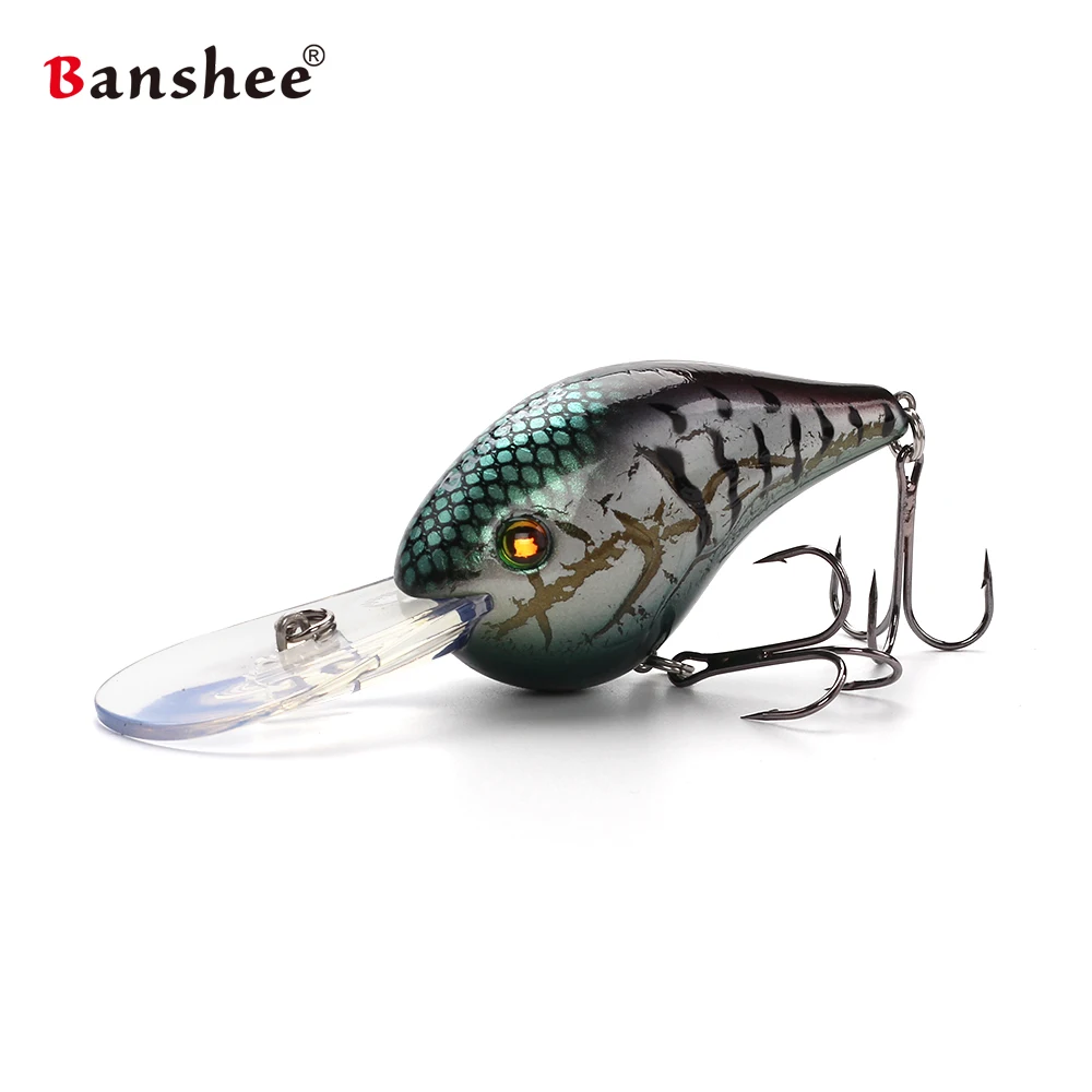 Banshee 6 шт./лот 75 мм 24 г VC02 рыболовная жесткая приманка Chub круглая Щука Walleye Bass