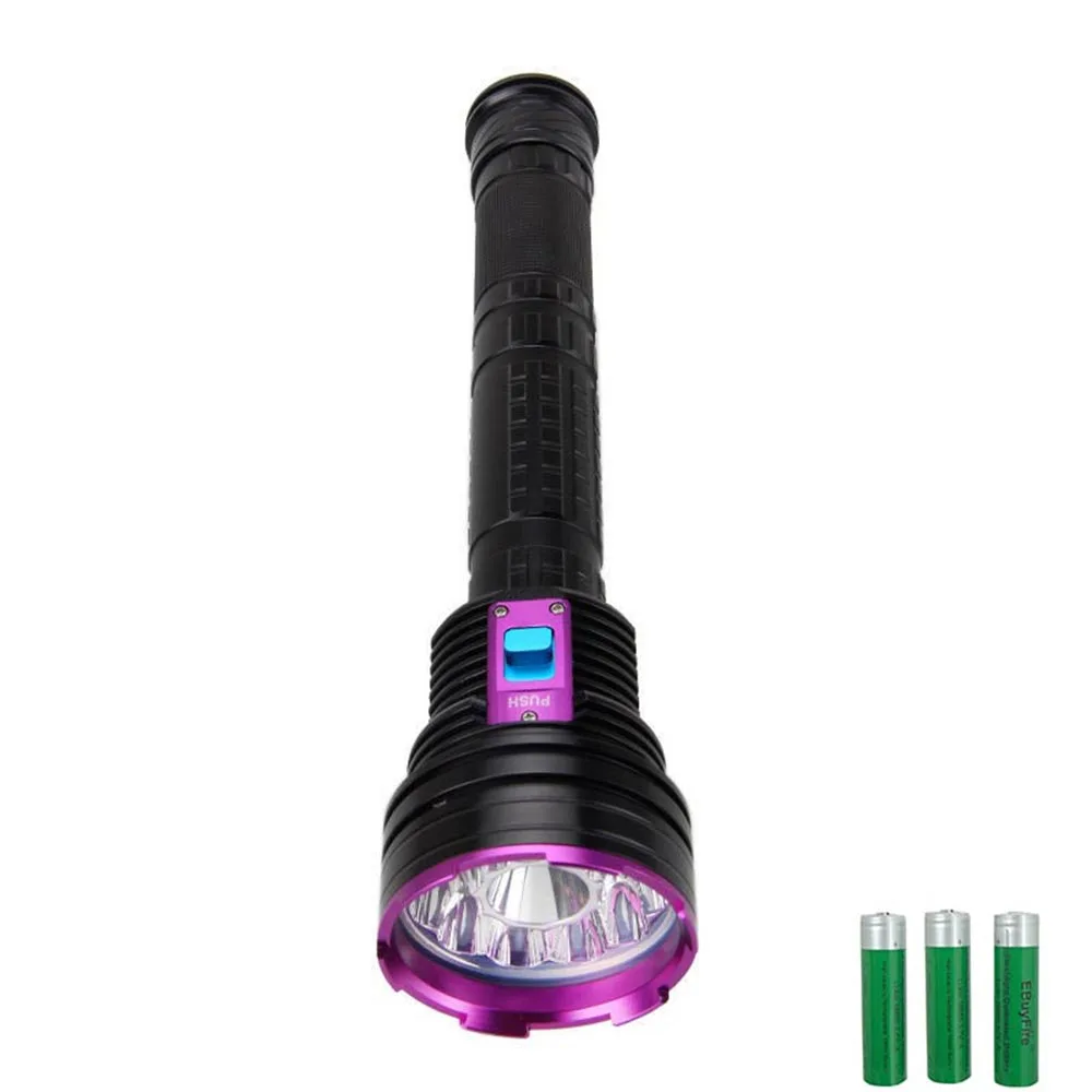 12xL2 7000 Lumens LED diving flashlight Aluminum Alloy light 40w super bright lamp use 3x18650/26650 Waterproof underwater 20m | Лампы и