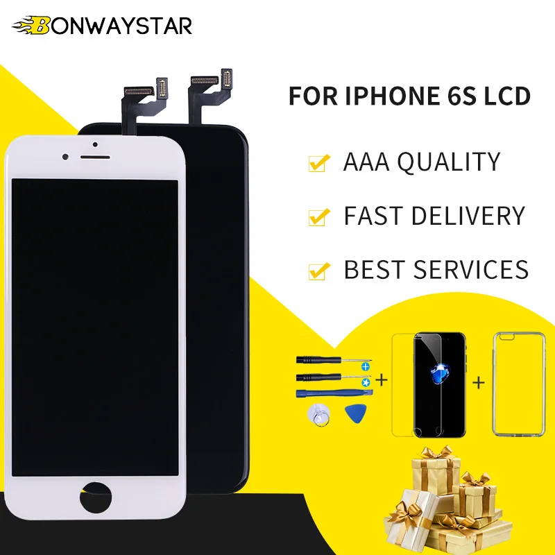 Экран без битых пикселей Pantalla для iPhone 6S A1633 A1688 A1700 сенсорный экран дигитайзер