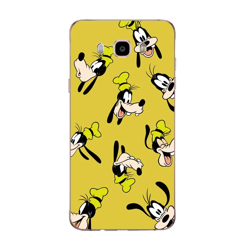 Мягкий прозрачный чехол из ТПУ для Samsung J3 J5 J7 S6 S7 S8 note8 A3 A5 C7 J2prime Minnie Bear Dog SiliconeCover
