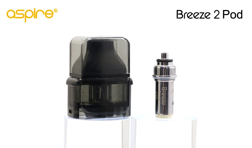 Aspire Breeze 2 Vape Pod 3 мл/2 мл E juice емкость предварительно установленная катушка 0.6ohm для