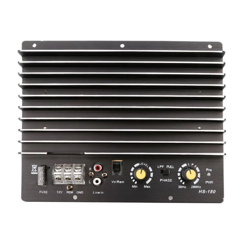 12V 1200W 100A усилитель плата моно автомобильный аудио мощности для 8/10 дюймового