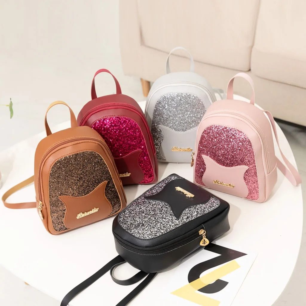 

New Designer Fashion Women Backpack Mini Soft Leather Multi-function Small Backpacks Female Ladies Shoulder Bag Girl Purse #BL5