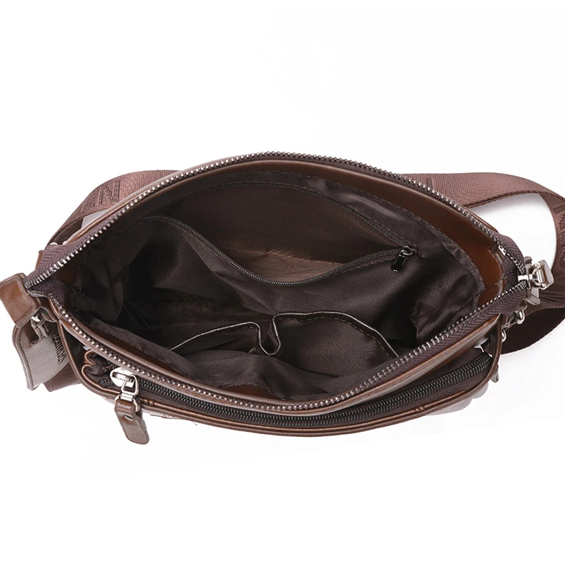 men shoulder bag  pu leather messenger bag man briefcase Antifreeze crossbody bags for male bussiness office bags