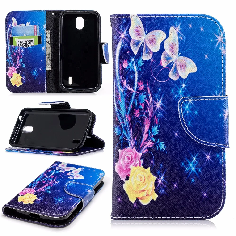 Чехол для Funda Nokia 1 кожаный чехол coque Nokia1 защитный флип-кошелек телефона с