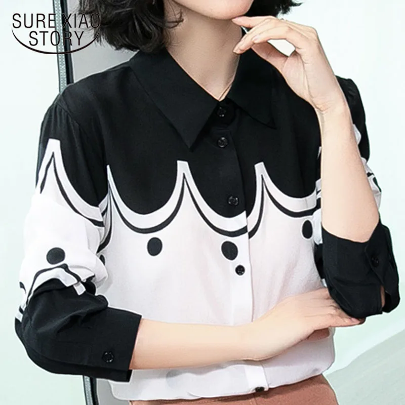 Blusas mujer de moda 2019 топы Женские и блузки белая блузка для женщин длинные рукава