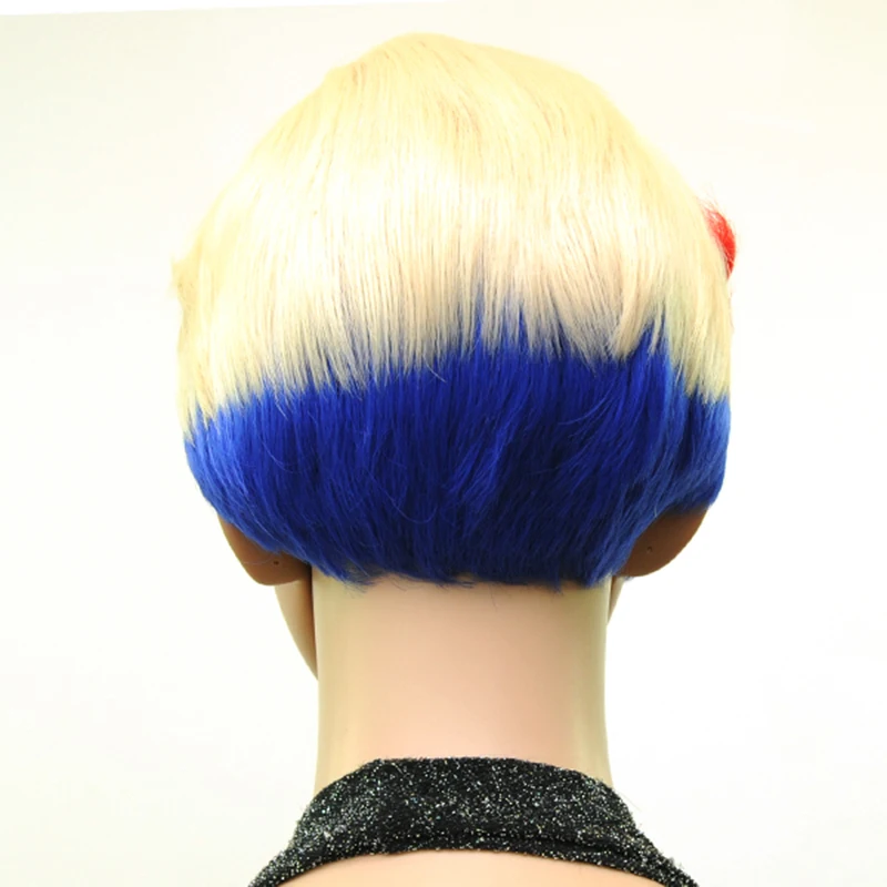 HAIRJOY синтетические волосы Мути цвет челка высокая температура волокно женщина короткий парик 18 цветов