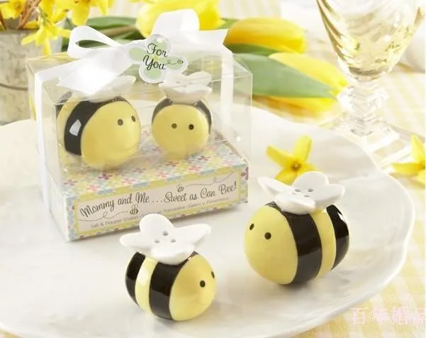 Mommy and Me Sweet as Can Bee керамические медовые соли и перца шейкеры 100 набор = 200 шт. baby shower