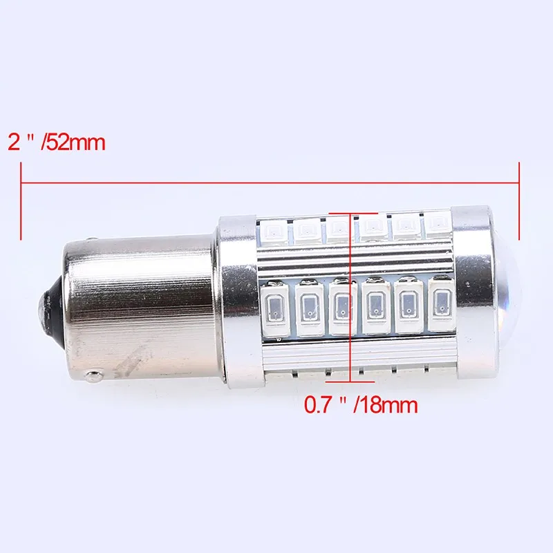 POSSBAY 9005/1156/H4/H7/H10/H11/H15/H16 Fog Signal Tail Driving 33 LED 5730 Car Light Lamp Bulb Red/Blue Car Light Source