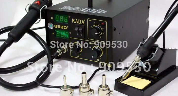 Бесплатная доставка 110 В/220 В паяльная станция рабочий день отправка KADA 852D +