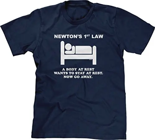 Мужская Футболка первый Закон ньютона А Теперь Уходите|men t-shirt|t-shirt ment-shirt t-shirt |