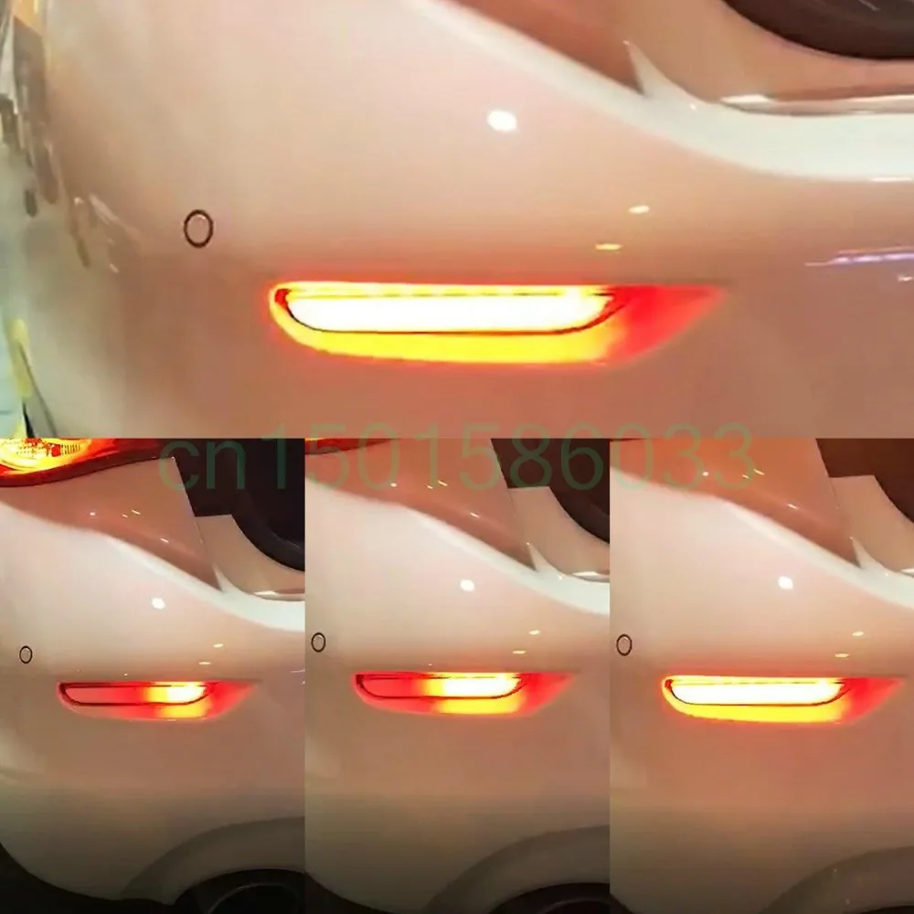 Светодиодный светильник заднего бампера для Nissan Qashqai 2018 отражатель вождения Streamer
