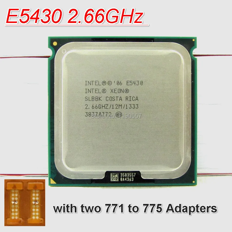 Процессор INTEL XEON E5430 2.66 ГГц 12 МБ 1333 МГц Четырехъядерный ЦП Сервера|cpu intel core 2|server cpu