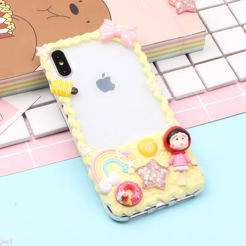 Simulated Cream Case For Samsung Galaxy S6 S7 Edge S8 Plus S9 Note 8 9 Phone Cases Mobile Shipping Free |