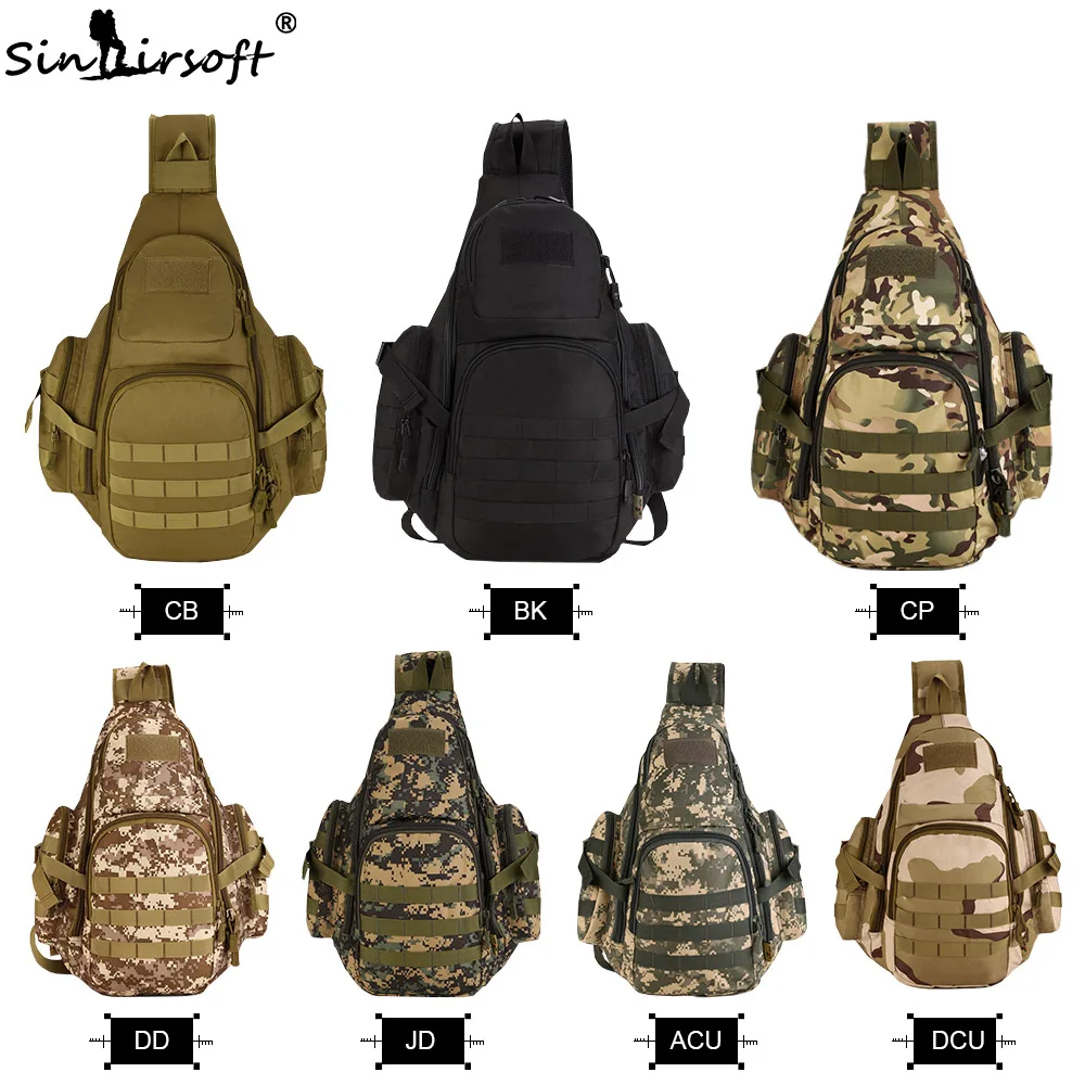 SINAIRSOFT 14 iches Ноутбука Molle Военный Рюкзак Мужчины Спортивная Сумка Нейлон Плеча