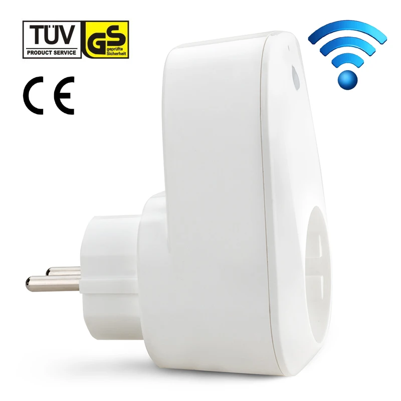Портативная умная розетка с Wi Fi штепсельная вилка европейского стандарта