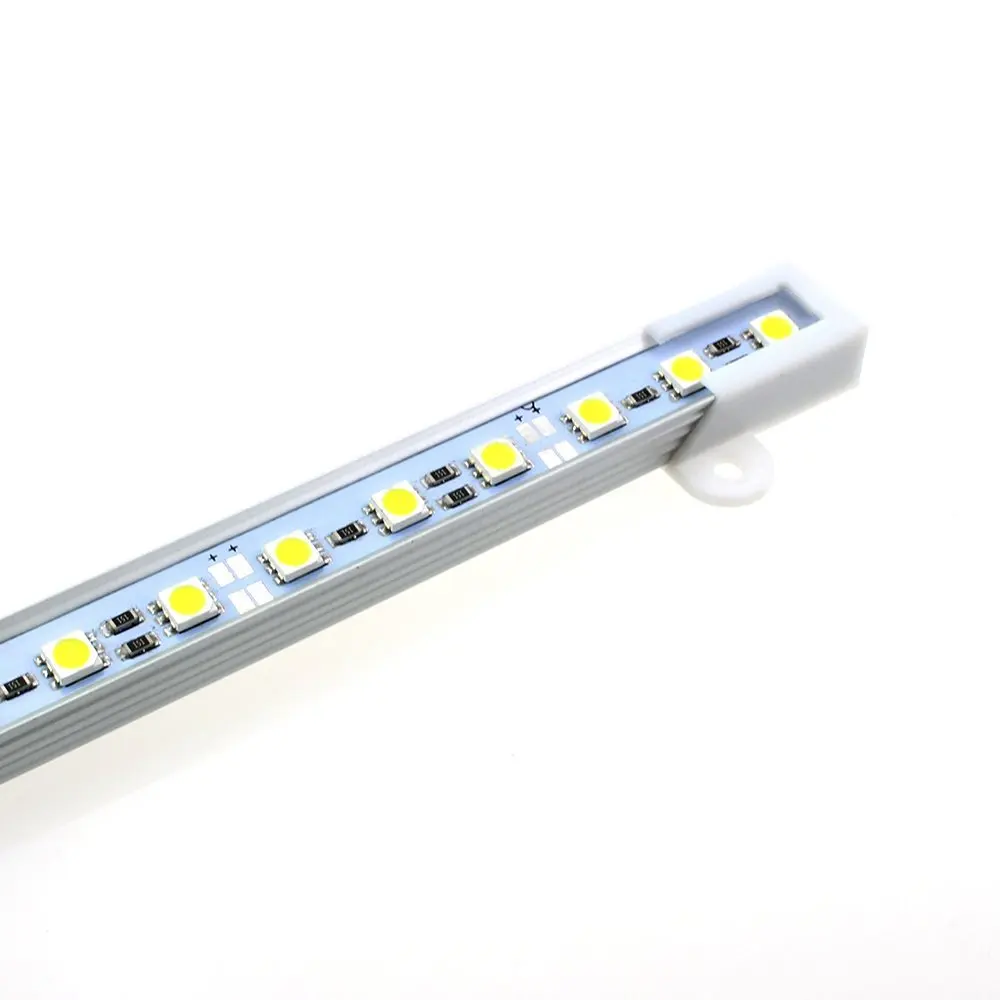 Жесткая светодиодная лента U образной формы 5050 SMD 36 длина 50 см Холодный/теплый