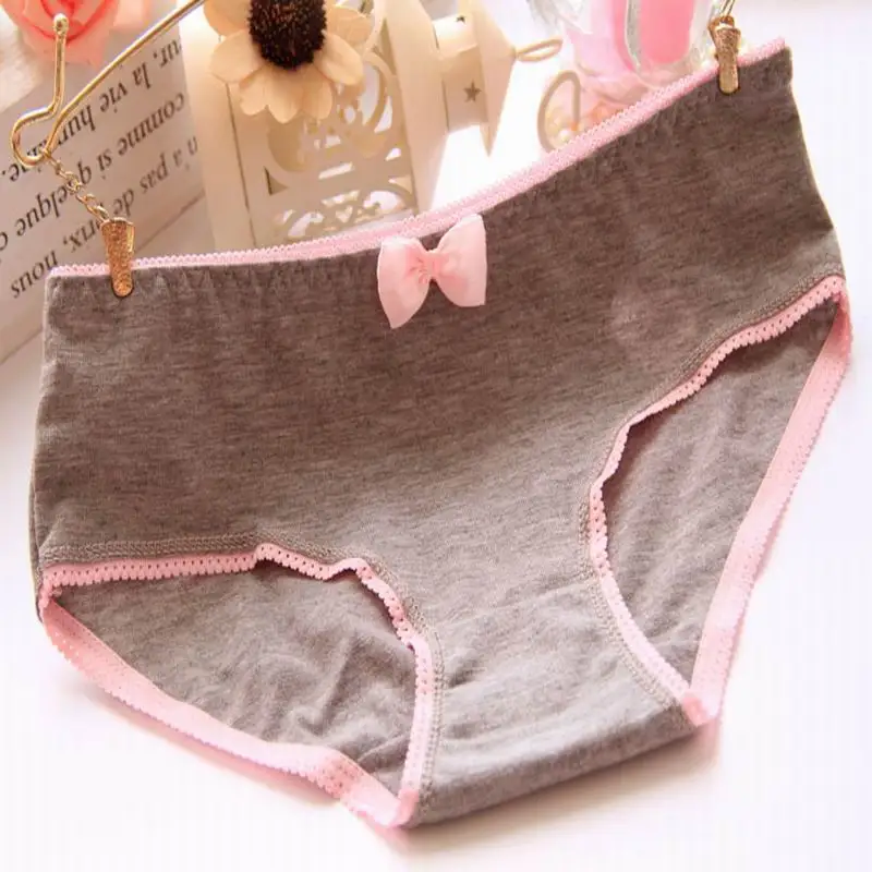 4 шт./лот лидер продаж Детские трусы для девочек нижнее белье трусики с принтом Love