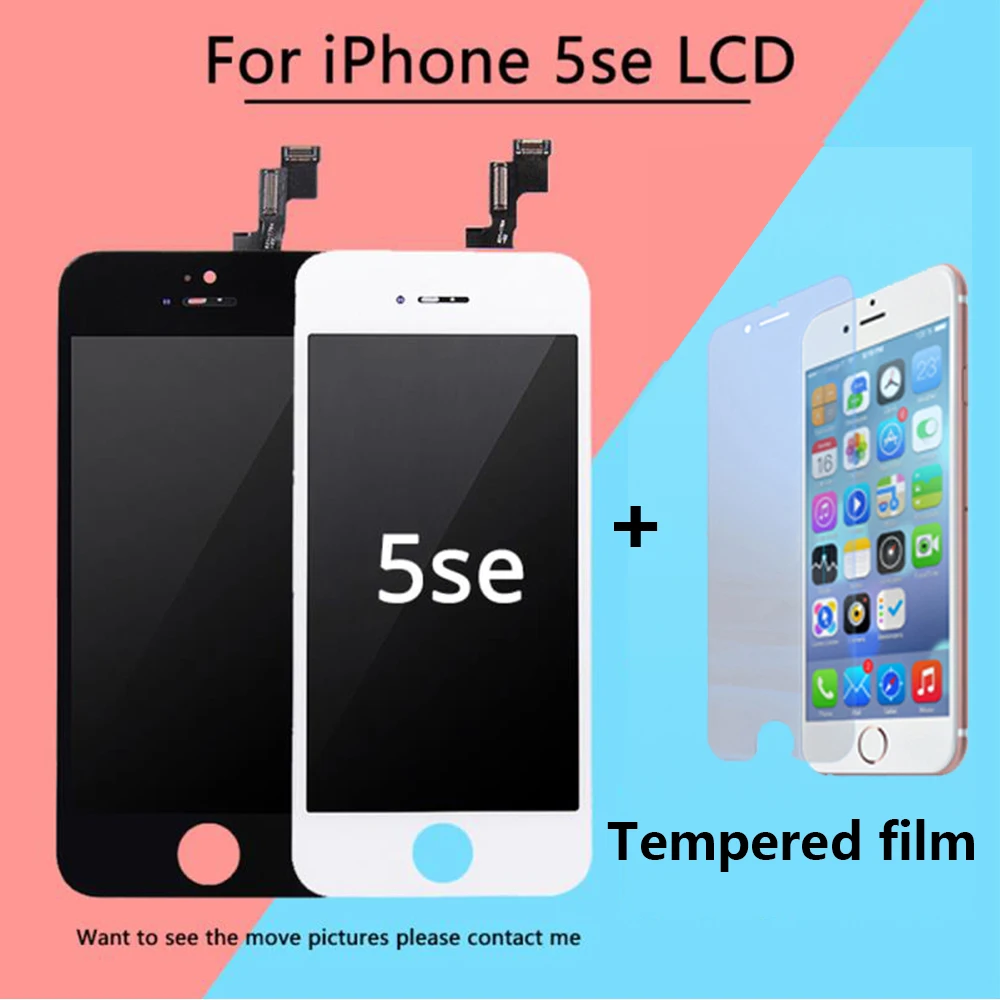 10 шт./лот для iPhone 5se ЖК экран Замена 100% абсолютно новый дисплей без битых пикселей