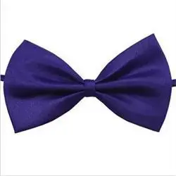 Purple Модные галстуки-бабочки для мужчин галстук-бабочка смокинг Классический сплошной цвет Свадебная вечеринка красный черный белый зеленый галстук-бабочка - Цвет: Purple