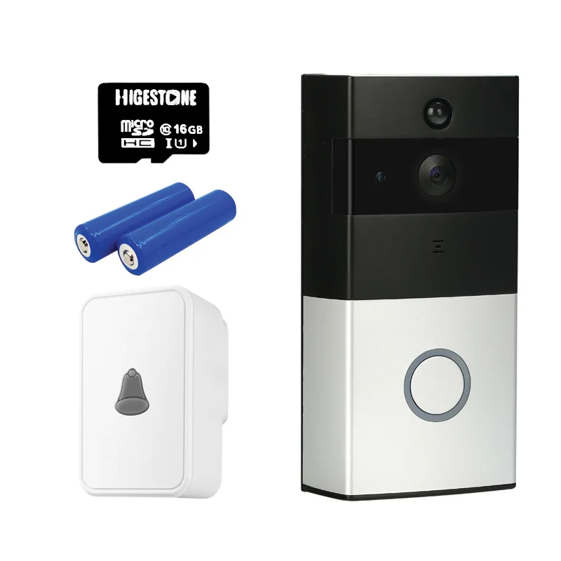 Умный дверной звонок Higestone с Wi Fi IP камера двухстороннее аудио беспроводное