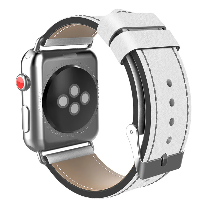 Кожаный ремешок Laforuta для Apple Watch Series 4 44 мм 40 женщин и мужчин iWatch 42 38 браслет|Ремешки