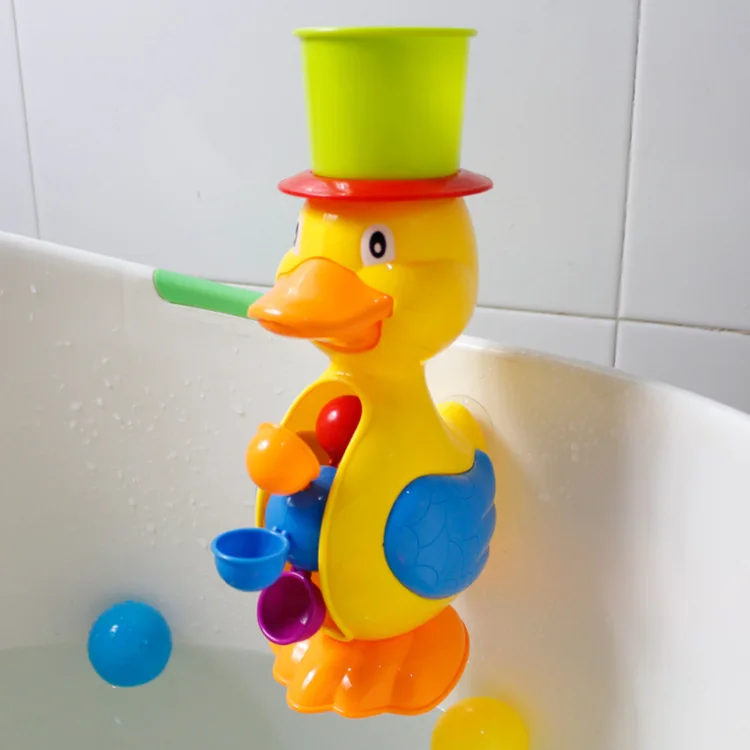 Игрушки для купания oyuncak игрушки в ванной резиновая утка водяное Колесо|Игрушки