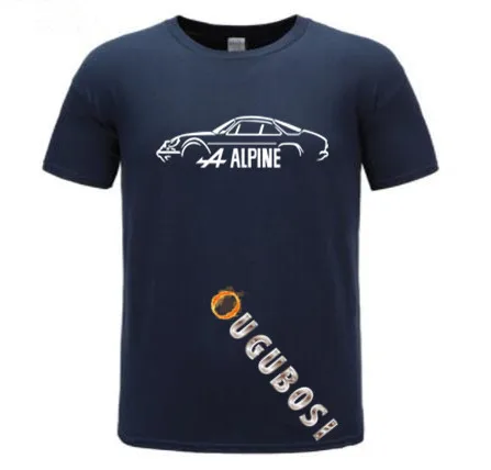 Модные летние Paried футболки с О-образным вырезом коротким Renault Alpine A110 вдохновил