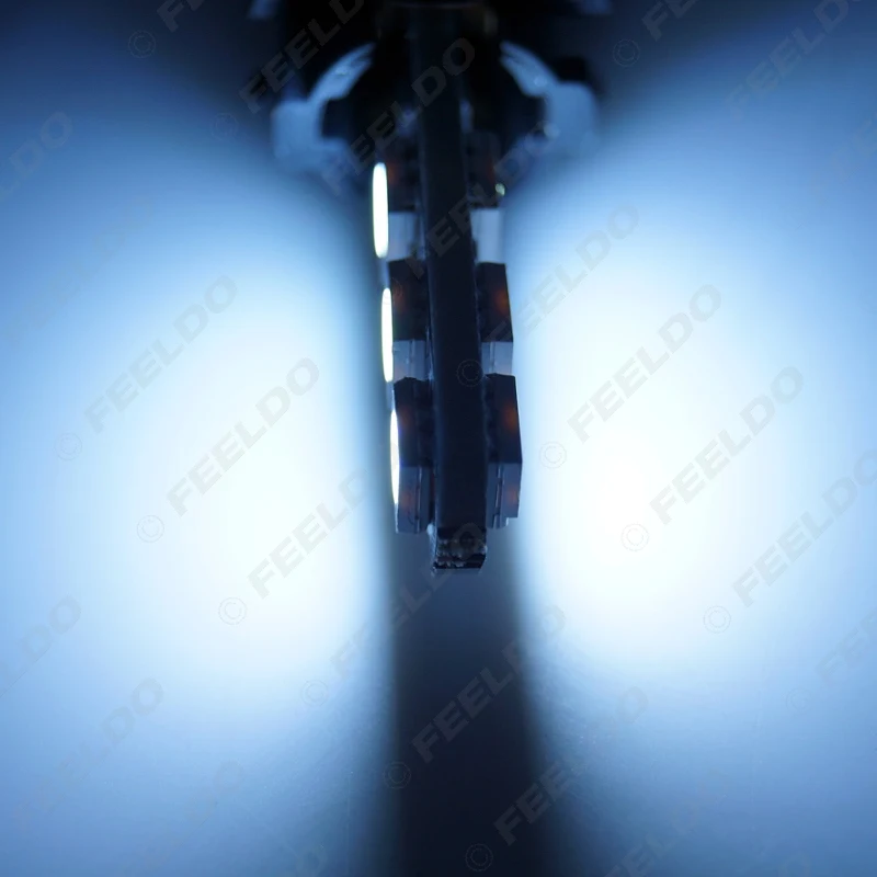 FEELDO 4 шт. белый T10 168 194 5050 6SMD светодиодная лампочка Canbus без ошибок|Сигнальная лампа|