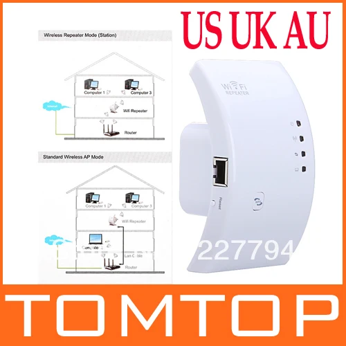 Продажа беспроводной репитер Wifi 802.11B / G N ряда маршрутизатора 300 Мбит 2dBi антенны с