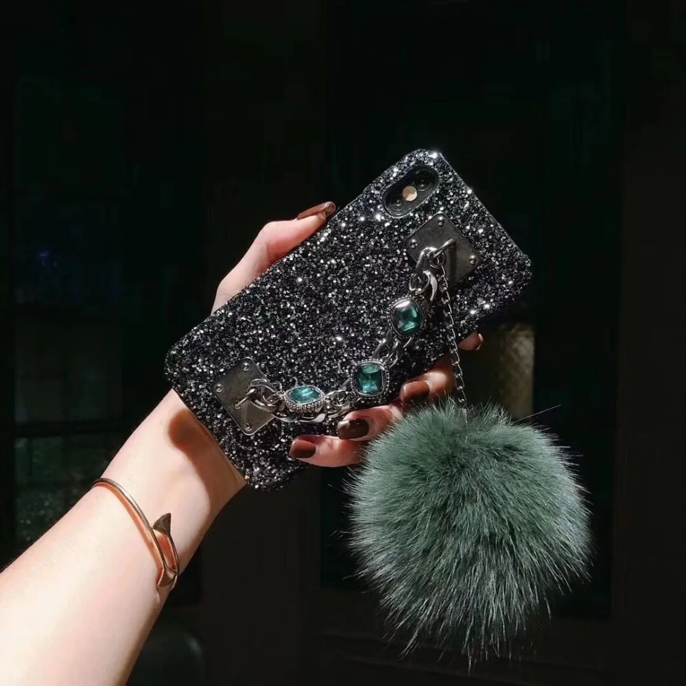 Hazy beauty For iPhone X XS Max XR Case Luxury Glitter Jewelled Pattern Phone Hard Cases iphone 6S 7 8 plus Back Cover |