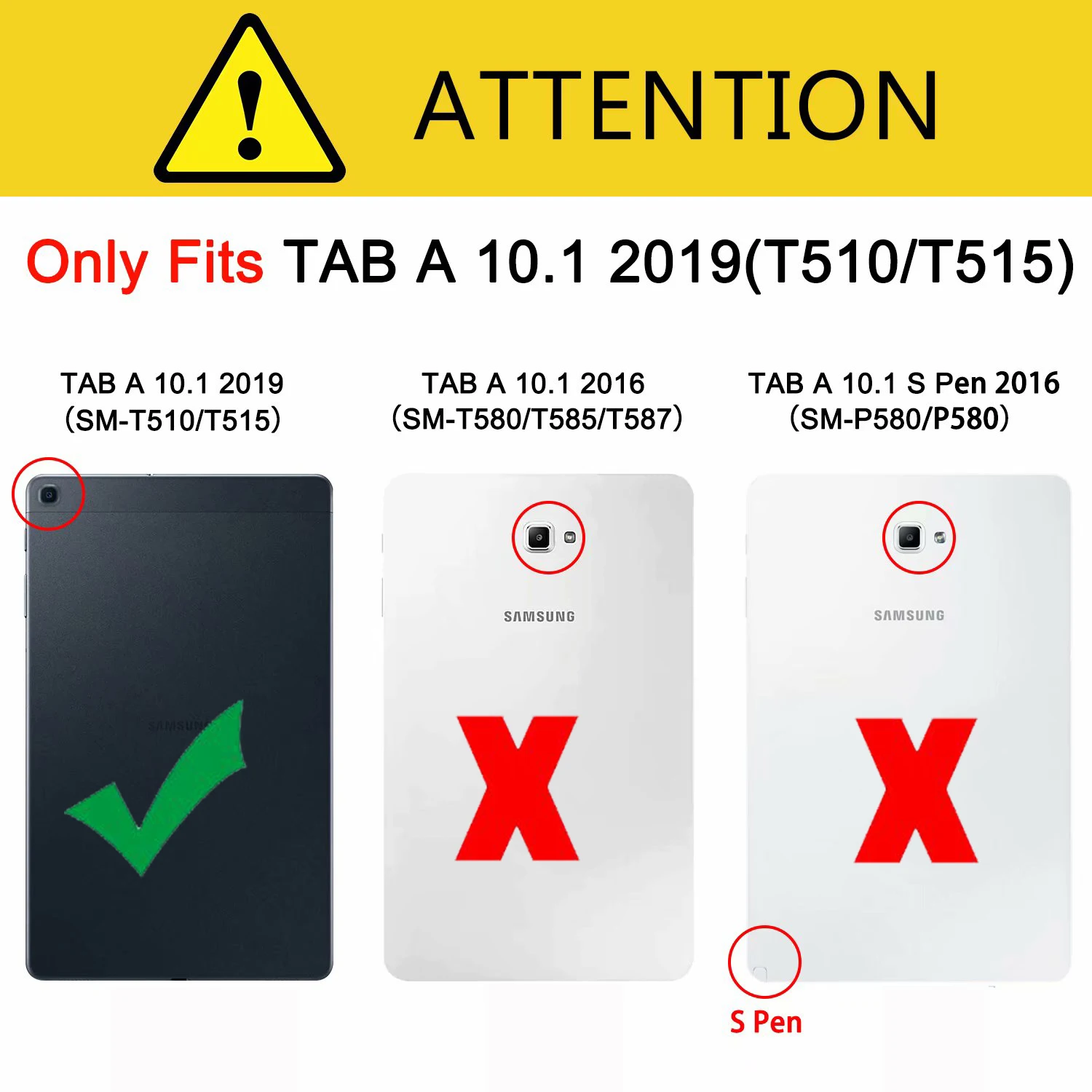 Обложка для планшета Samsung Galaxy Tab A 2019 дюйма SM T510 T515 защитный чехол + защита