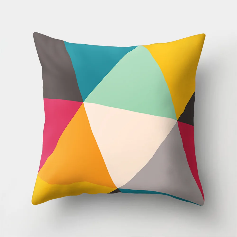 Абстрактная акварель геометрический Чехлы декоративные бросить подушку Чехол