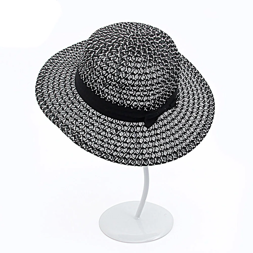 Шляпа Соломенная женская с широкими полями модная Панама в богемном стиле
