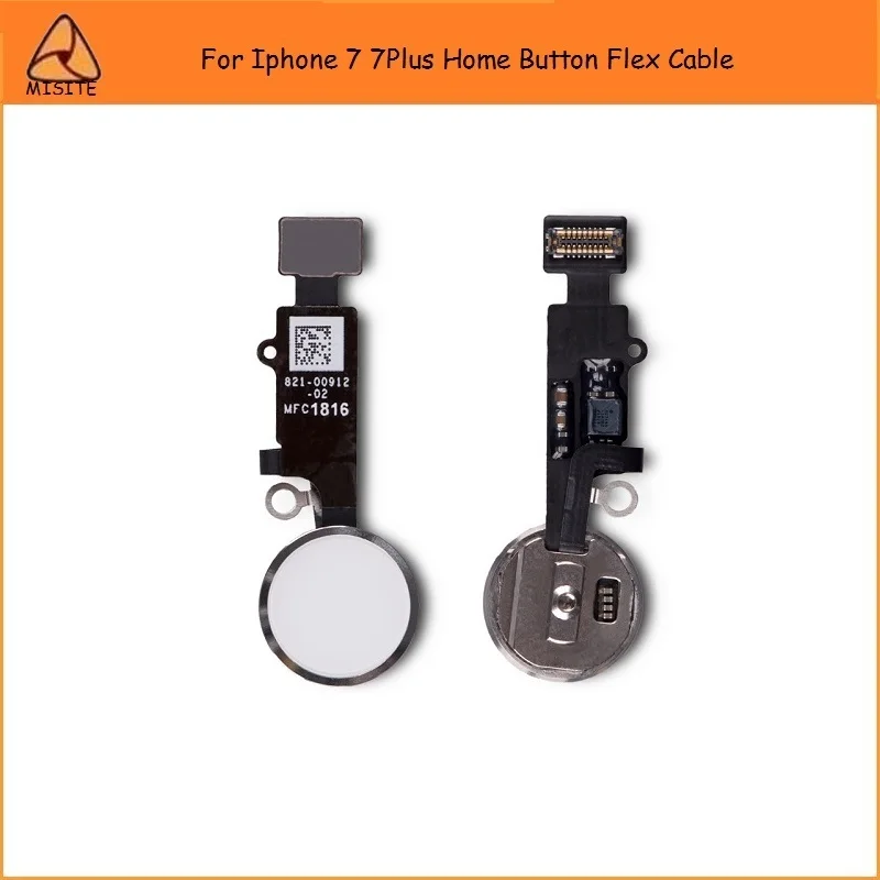 

20PCS/LOT New High Quality Home Button Key Button Flex For Iphone 7 7G 7Plus Home Button Flex Cable Assembly Wholesale