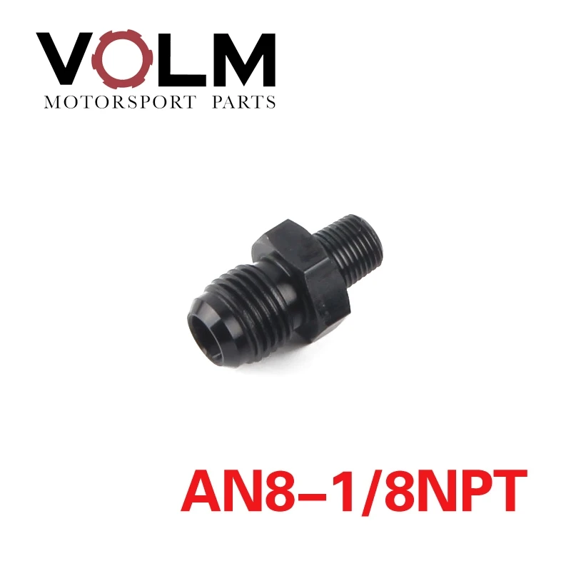 an8 to 18NPT Универсальный UNF JIC к NPT резьбовой штыревой фитинг шланга соединитель гидравлического топливного масла газопровода шланг фитинг адаптер 12,14 - Цвет: an8 to 18NPT