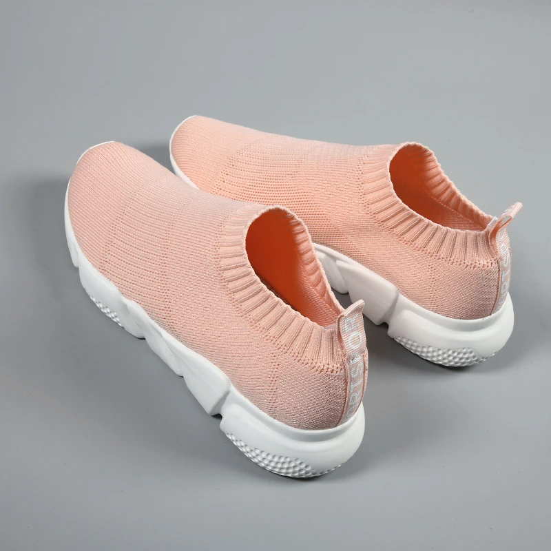 Женская обувь дышащие кроссовки из сетки женская спортивная больших размеров