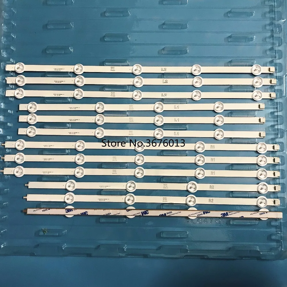 12 шт./компл. R1 L1 R2 L2 Идеальная замена светодиодной ленты для подсветки 47 дюймов 6916L