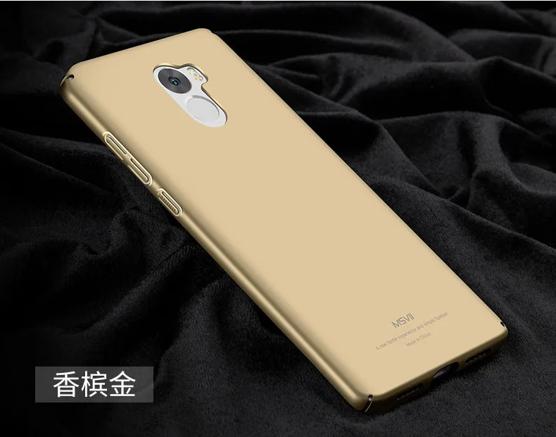 Msvii чехлы для Xiaomi Redmi 4 чехол для Xiaomi Redmi 4 Pro Чехол Xiomi 4Pro тонкий PC чехол для Xiaomi Redmi4 Pro Чехол 5,0"