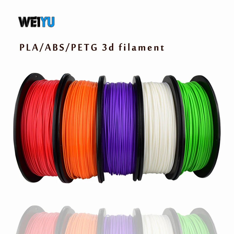 3d Принтер ABS/PTEG/PLA Филамент 1,75 мм измерительная точность+/-0,02 мм 1 кг 343 м 2.2LBS 3D Печатный Материал Пластик для RepRap