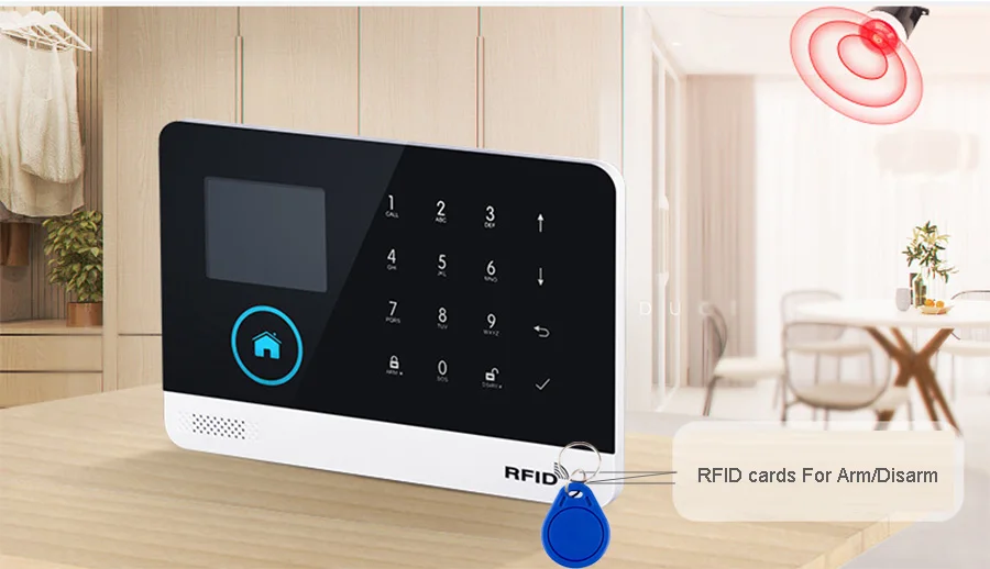 Sgooway завод wifi GSM GPRS беспроводная домашняя охранная сигнализация интегрированная с wifi IP камера