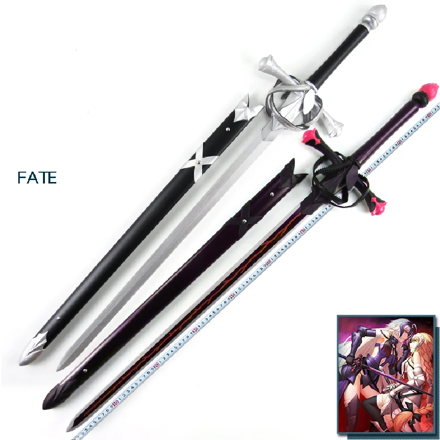 Fate Grand Order Joan of Arc Косплей Аниме WeaponProp деревянный меч для вечерние Хэллоуин