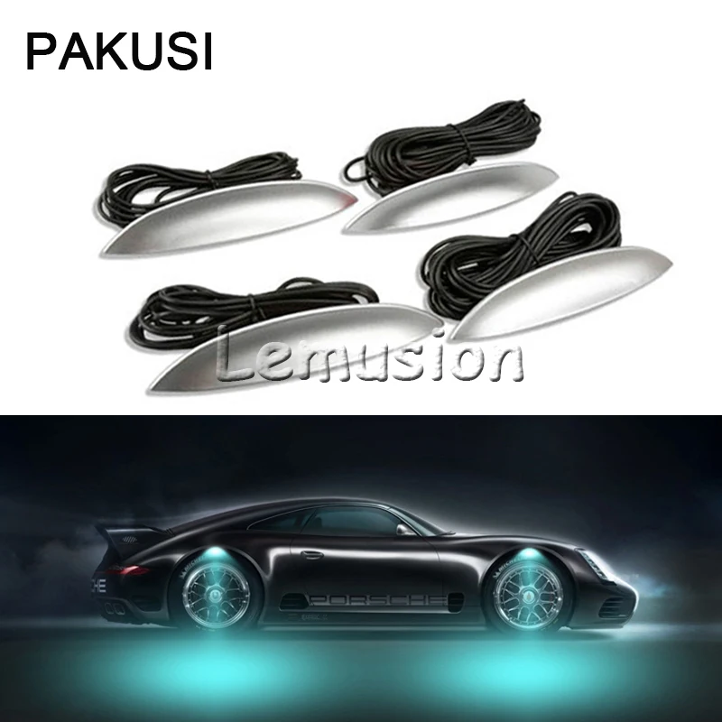 PAKUSI Новый 1 комплект Автомобильный светодиодный светильник s для украшения лампы
