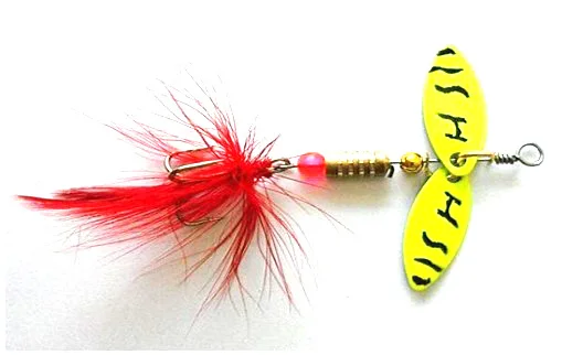 Бесплатная доставка 10 шт. Спиннер блесны двойная ложка рыболовные приманки